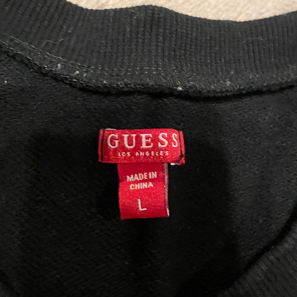 Guess Black Pullover With Silver Emblem - image 7